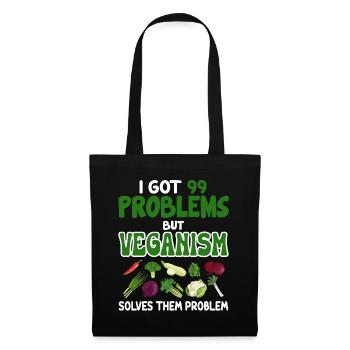 Vegan Veganism - Tote Bag - black - Front