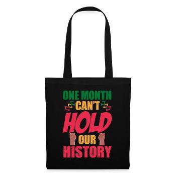 Black History Month Black History - Stoffbeutel - Schwarz - Vorne