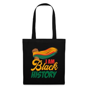 Mois de l’histoire des Noirs Histoire des Noirs - Sac en tissu - noir - Devant