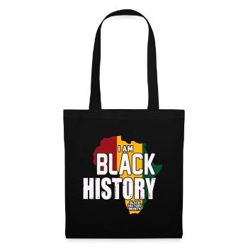 Mois de l’histoire des Noirs Histoire des Noirs - Sac en tissu - noir - Devant