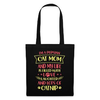 Persian Cat Cat Lover Cat Owner Persian Longhair C - Tote Bag - black - Front