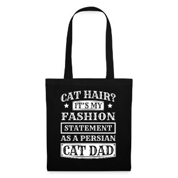 Persian Cat Cat Lover Cat Owner Persian Longhair C - Tote Bag - black - Front