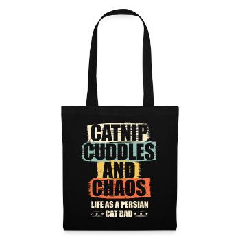 Persian Cat Cat Lover Cat Owner Persian Longhair C - Tote Bag - black - Front