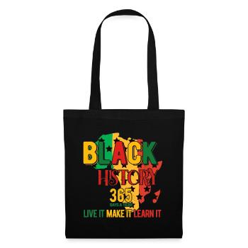 Mois de l’histoire des Noirs Histoire des Noirs - Sac en tissu - noir - Devant