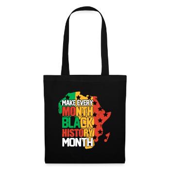 Mois de l’histoire des Noirs Histoire des Noirs - Sac en tissu - noir - Devant