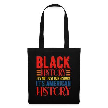 Mois de l’histoire des Noirs Histoire des Noirs - Sac en tissu - noir - Devant
