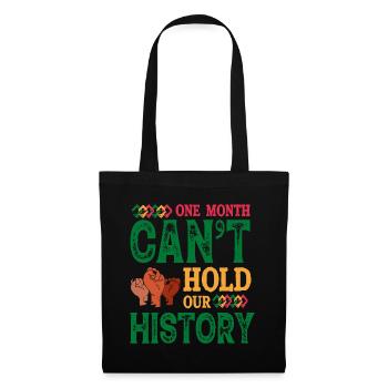 Black History Month Black History - Stoffbeutel - Schwarz - Vorne