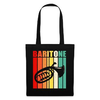 Bariton Baritonist - Stoffbeutel - Schwarz - Vorne