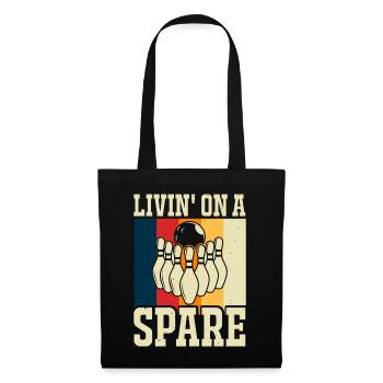 Bowling - Sac en tissu - noir - Devant