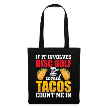 Disc Golf Tacos - Tote Bag - black - Front