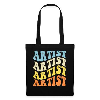 Artiste - Sac en tissu - noir - Devant