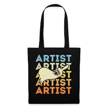 Artiste - Sac en tissu - noir - Devant