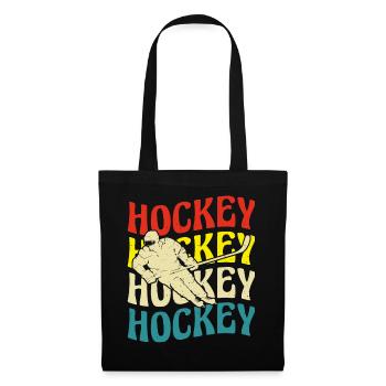 Eishockey Hockey sur glace - Sac en tissu - noir - Devant
