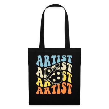 Artiste - Sac en tissu - noir - Devant