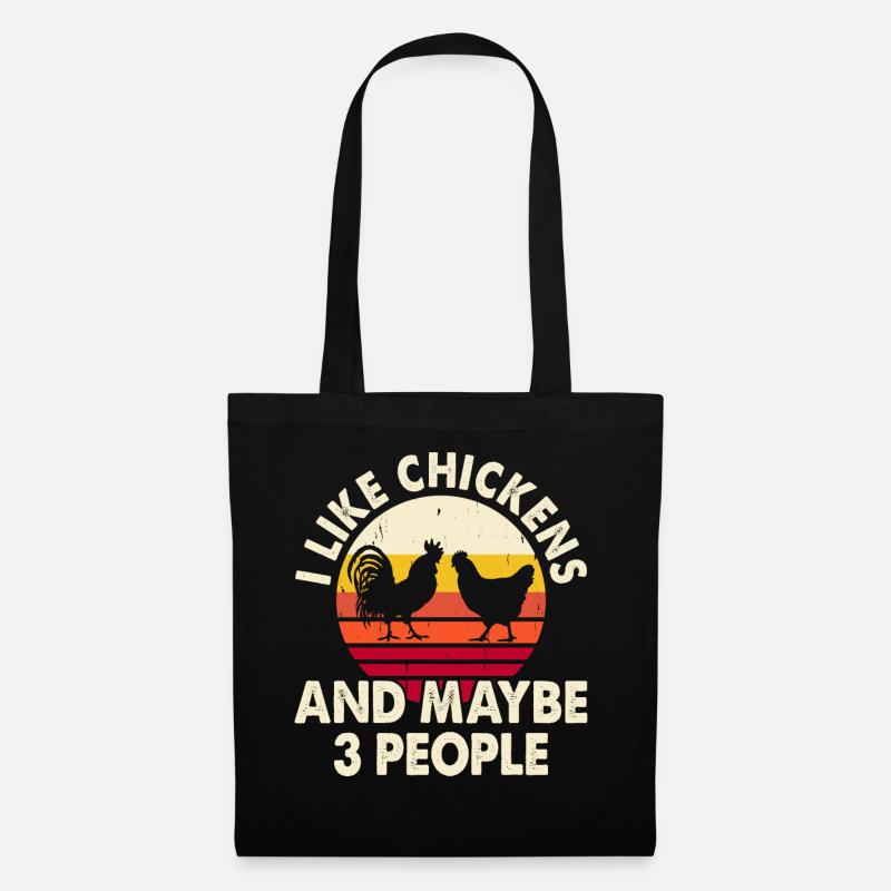 Chickens Chicken - Tote Bag - black