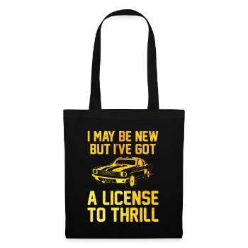 Driving License Passed New Driver Permit Driving S - Tote Bag - black - Front