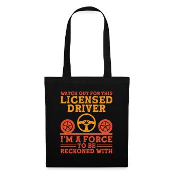 Driving License Passed New Driver Permit Driving S - Tote Bag - black - Front