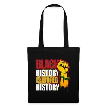 Mois de l’histoire des Noirs Histoire des Noirs - Sac en tissu - noir - Devant