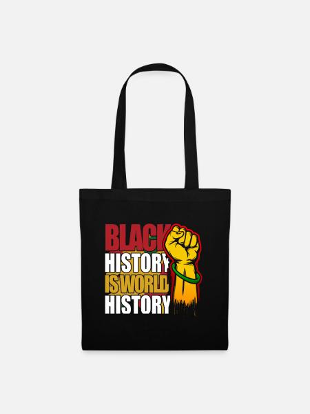 Black History Month Black History - Stoffbeutel - Schwarz