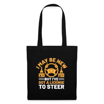 Driving License Passed New Driver Permit Driving S - Tote Bag - black - Front