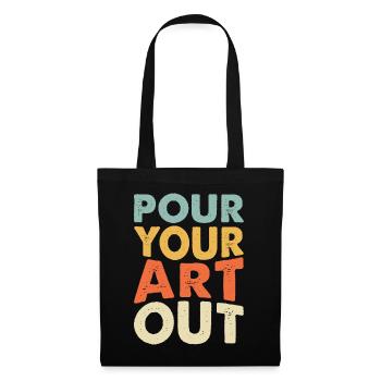 Artiste - Sac en tissu - noir - Devant