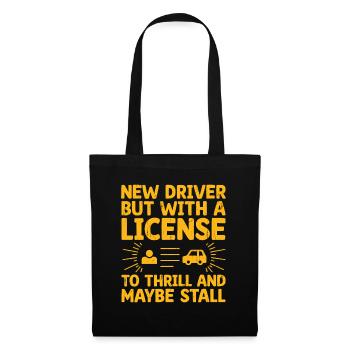Driving License Passed New Driver Permit Driving S - Tote Bag - black - Front