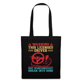 Driving License Passed New Driver Permit Driving S - Tote Bag - black - Front