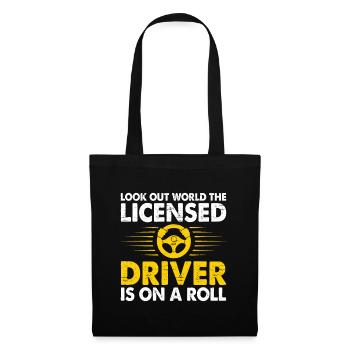 Driving License Passed New Driver Permit Driving S - Tote Bag - black - Front
