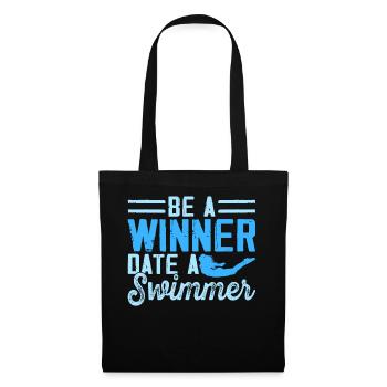 Flotteur de natation - Sac en tissu - noir - Devant