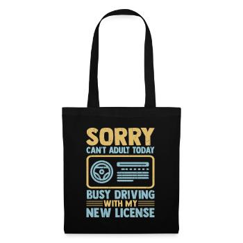 Driving License Passed New Driver Permit Driving S - Tote Bag - black - Front