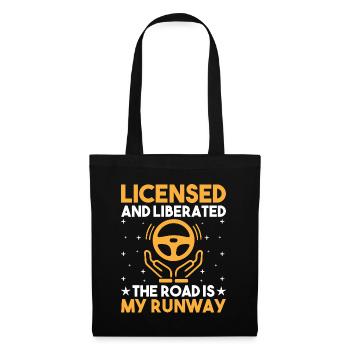 Driving License Passed New Driver Permit Driving S - Tote Bag - black - Front