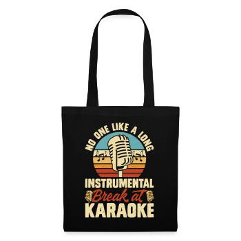Karaoké - Sac en tissu - noir - Devant
