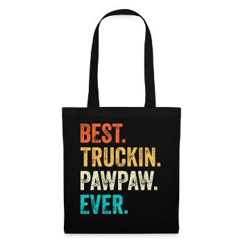 Truck Driver Dad Father Father's Day - Tote Bag - black - Front