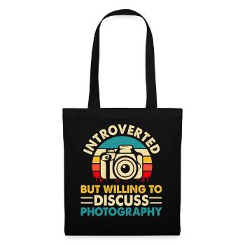 Photographer - Tote Bag - black - Front