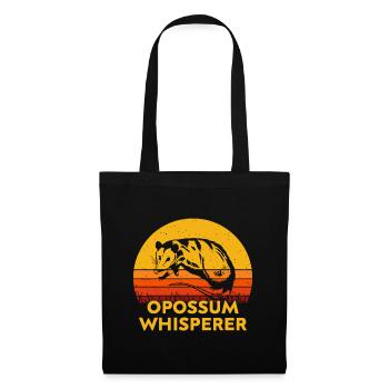 Opossum Whisperer - Sac en tissu - noir - Devant