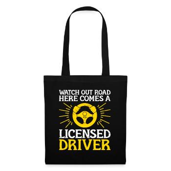 Driving License Passed New Driver Permit Driving S - Tote Bag - black - Front