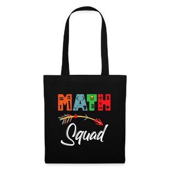 Appréciation du professeur de mathématiques de l’escouade de mathématiques - Sac en tissu - noir - Devant