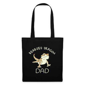 Bearded Dragon Dad Beardie - Tote Bag - black - Front