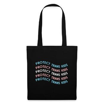 Protect Trans Kids, Transgender LGBT Pride - Sac en tissu - noir - Devant