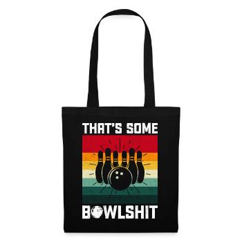 Bowling - Sac en tissu - noir - Devant