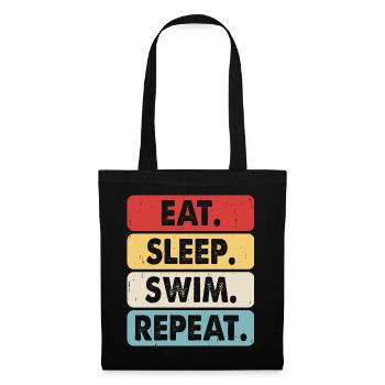 Flotteur de natation - Sac en tissu - noir - Devant