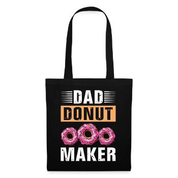 Papa Donut - Tote Bag - black - Front