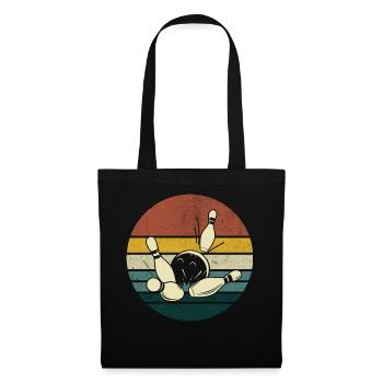 Bowling - Sac en tissu - noir - Devant