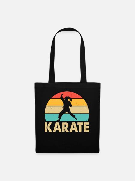 Karate - Stoffbeutel - Schwarz