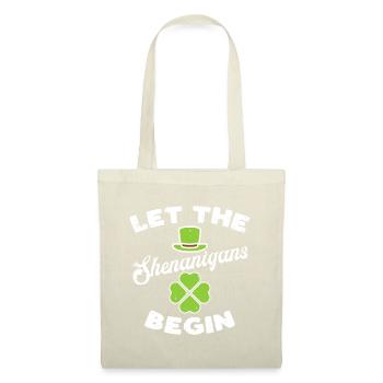 Let The Shenanigans Begin Shamrock - Tote Bag - nature - Front