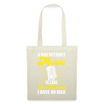 Chanteur chanteur - Sac en tissu - nature - Devant