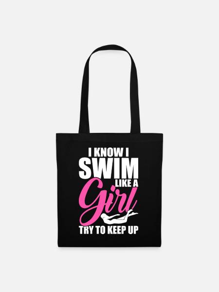 Flotador de natación - Bolsa de tela - negro