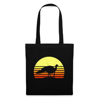 Turkey Hunting Retro Sunset Upland Bird Hunter - Tote Bag - black - Front