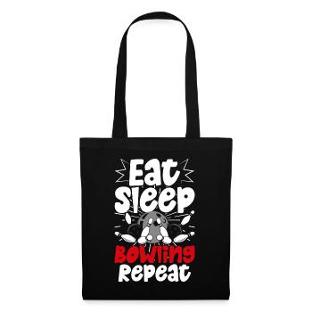 Bowling - Sac en tissu - noir - Devant