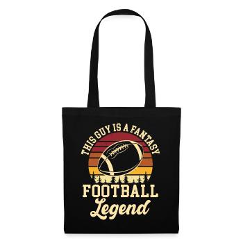 Fantasy Football - Stoffbeutel - Schwarz - Vorne
